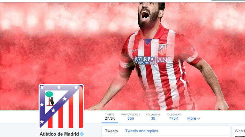 Atletico Madrid resmi twitter hesabında avatarda Arda Turanın fotoğrafı yer aldı.