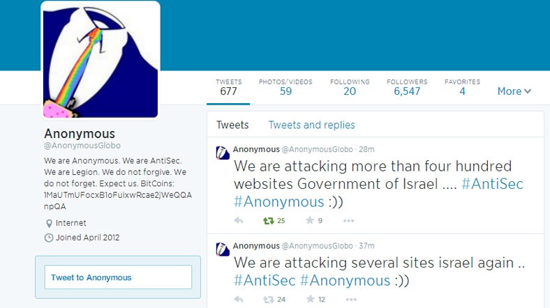 anonymous tan israil e siber saldiri al jazeera turk ortadogu kafkasya balkanlar turkiye ve cevresindeki bolgeden son dakika haberleri ve analizler