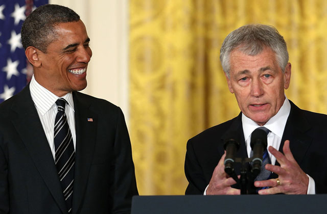 Chuck Hagel ve Barack Obama