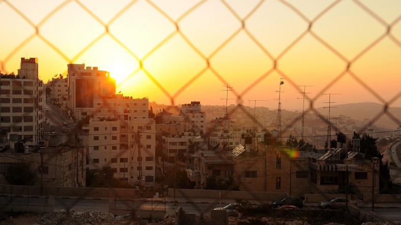 Ramallah'da gün batımı.