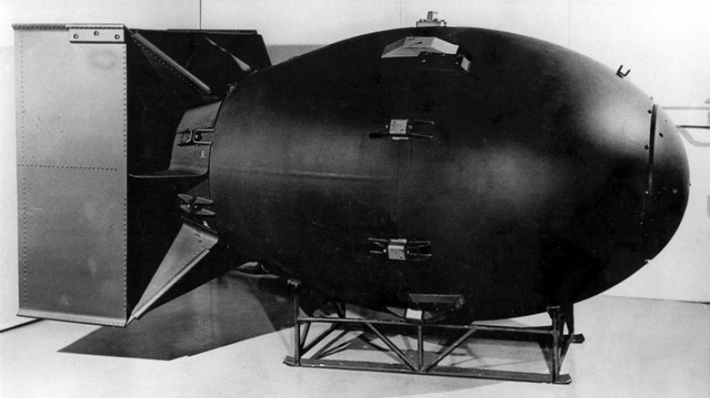 'Fat Man' atom bombası fotoğrafı.