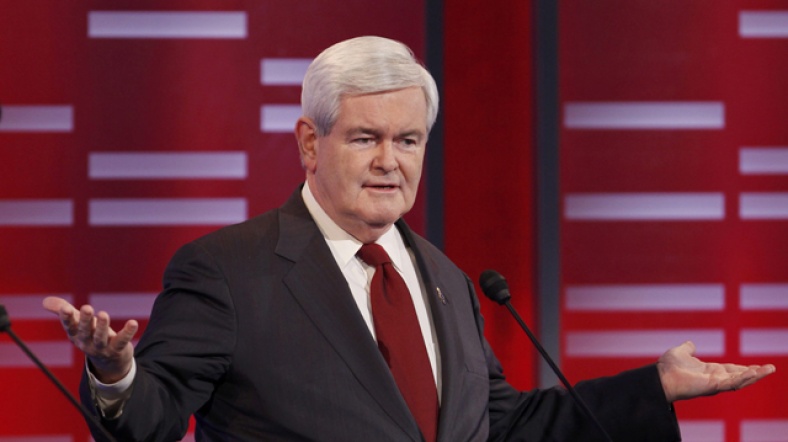 Gingrich, aşırı muhafazakar ve uçta piyasa ekonomisi taraftarı Çay Partisi hareketinden önemli destek alıyor.