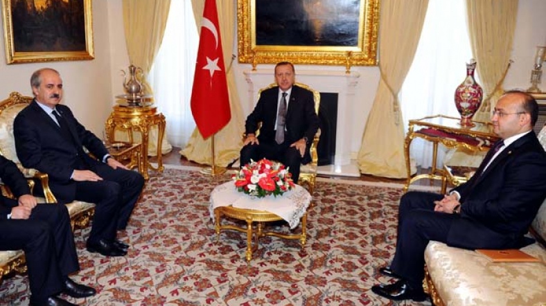 İki lider, Başbakanlık Resmi Konutu'nda bir araya geldi.
