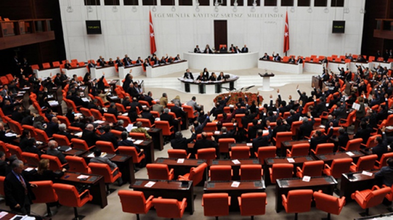 Metin, TBMM'de saat 10.00'da başlayan oturumda tartışıldı.