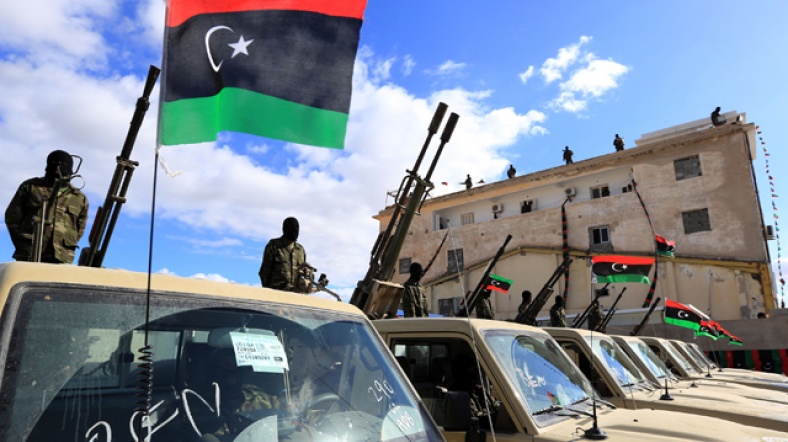 Libya'da geçit töreni