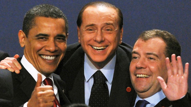 Obama, Berlusconi ve Medvedev
