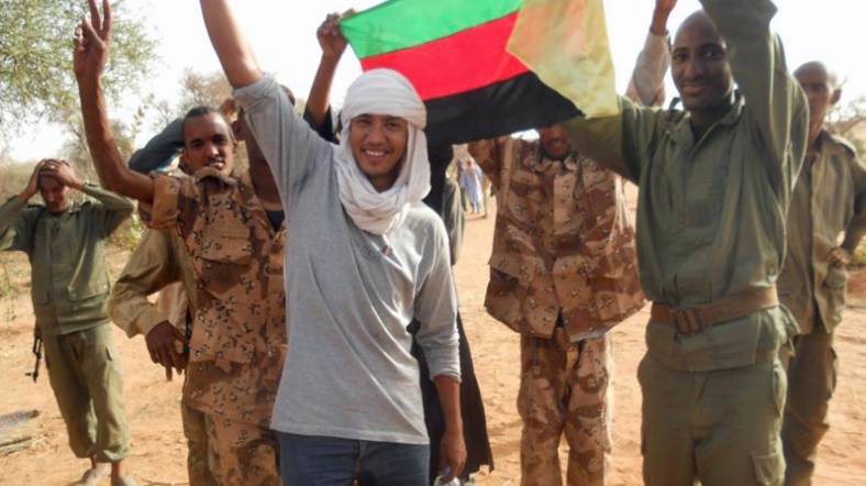 Kuzey Mali'deki Tuareg savaşçıları.