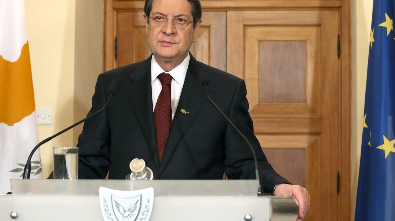 Cumhurbaşkanı Anastasiadis, Türkiye’nin 1974'te adaya müdahalesi sonrası en büyük krizle karşı karşıya olduklarını söyledi.