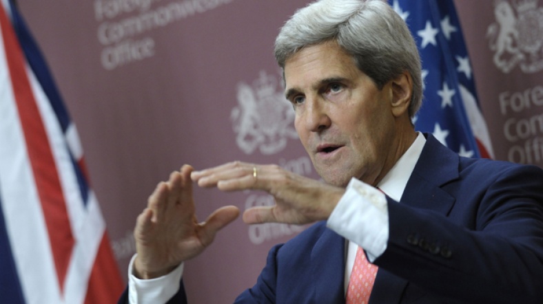 Kerry, uluslararası toplumun Şam rejimine karşı harekete geçmesi gerektiğini söyledi.