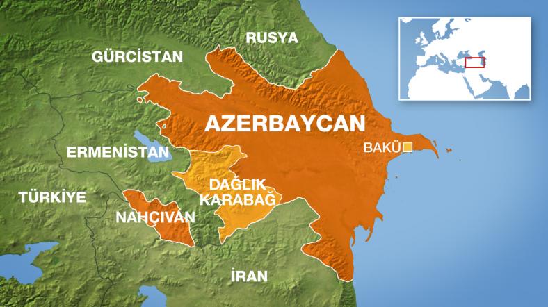 Azerbaycan harita