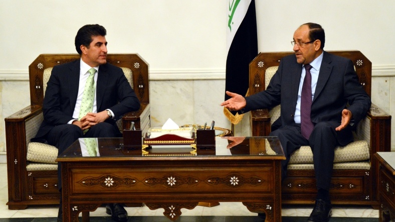 Neçirvan Barzani - Nuri Maliki