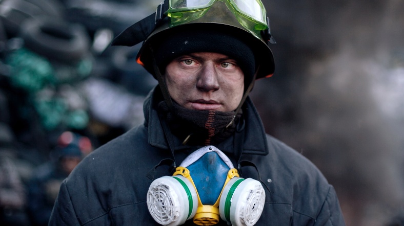 ukraynalı protestocu