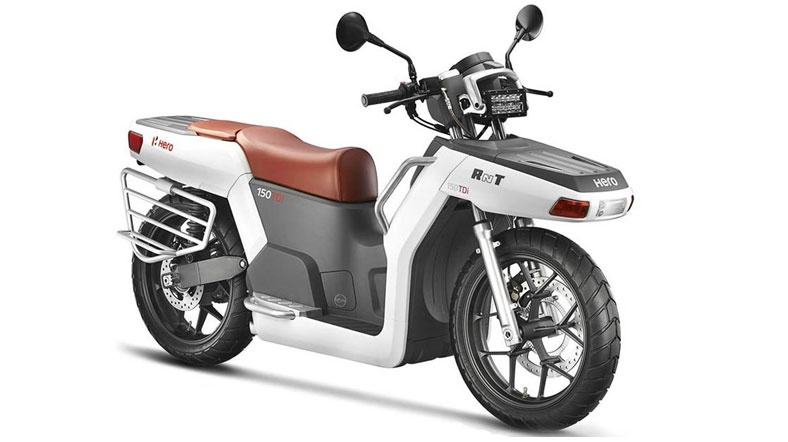 Hem dizel hem elektrikli motosiklet Hem dizel hem elektrikli motosiklet