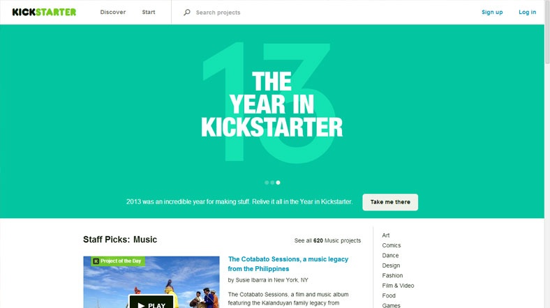 Kickstarter saldırıya uğradı