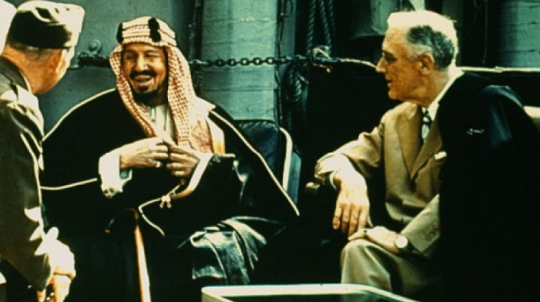 Roosevelt ve İbn Saud görüşmesi