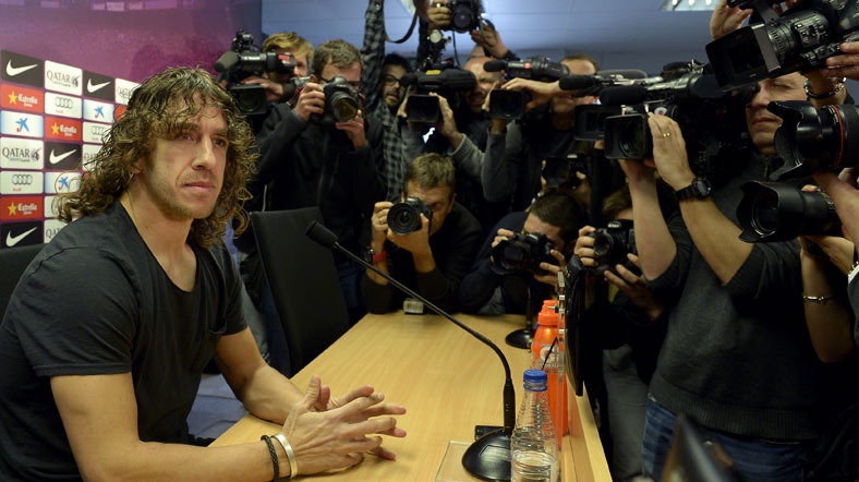 Puyol Puyol, son yıllarda yaşadığı sakatlıklar nedeniyle formasından uzak kaldı.