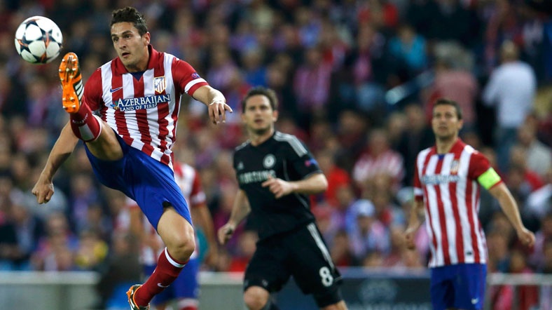 Atletico_Chelsea Atletico Madrid bu sezon Şampiyonlar Ligi'ndeki yenilmezliğini sürdürdü.