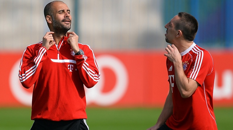 Guardiola_Ribery_Getty_Images