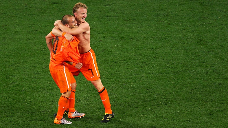 Sneijder ve Kuyt Hollanda