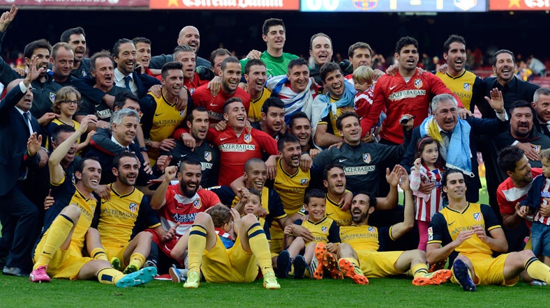 Atletico'ya şampiyonluğu getiren golü Godin attı.