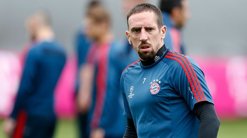 Ribery Ribery, Brezilya'da kariyerinin son Dünya Kupası tecrübesini tatmak istiyordu.