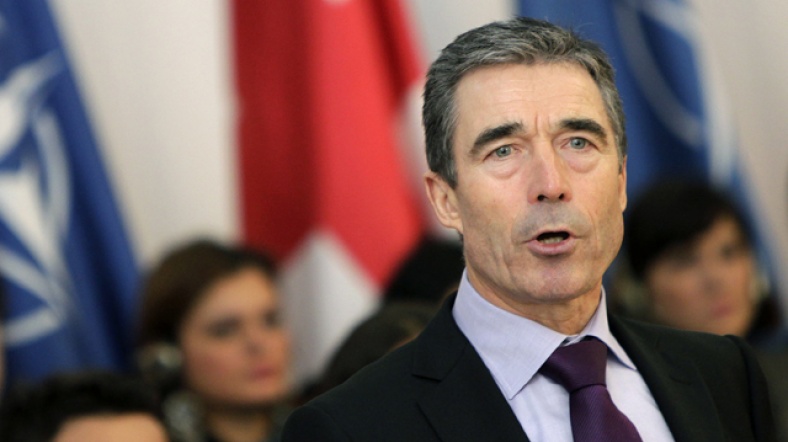 Konuya ilişkin açıklamayı, NATO Genel Sekreteri Rasmussen yaptı.