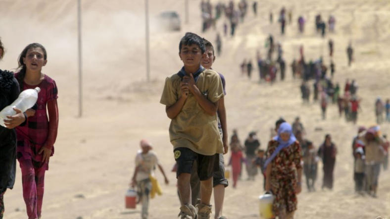 ISIDden kacan Ezidi cocuklar