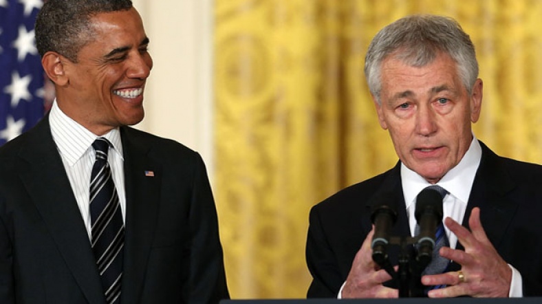 Chuck Hagel ve Barack Obama