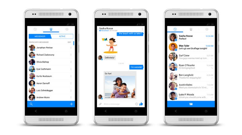 Facebook Messenger mobil cihazlar üzerinden kullanılıyor