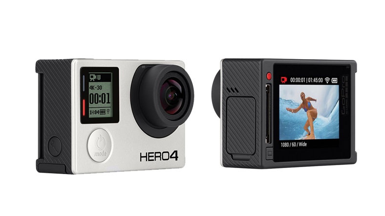 GoPro'nun yeni modelinde bütünleşik ve dokunmatik bir ekran yer alıyor.