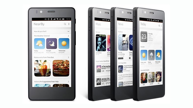 Ubuntu işletim sistemi yüklü ilk telefon modeli satışa sunuluyorac Ubuntu işletim sistemi yüklü ilk telefon modeli satışa sunuluyorac