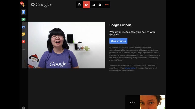 Google müşterilerine videolu canlı destek hizmeti sunacak