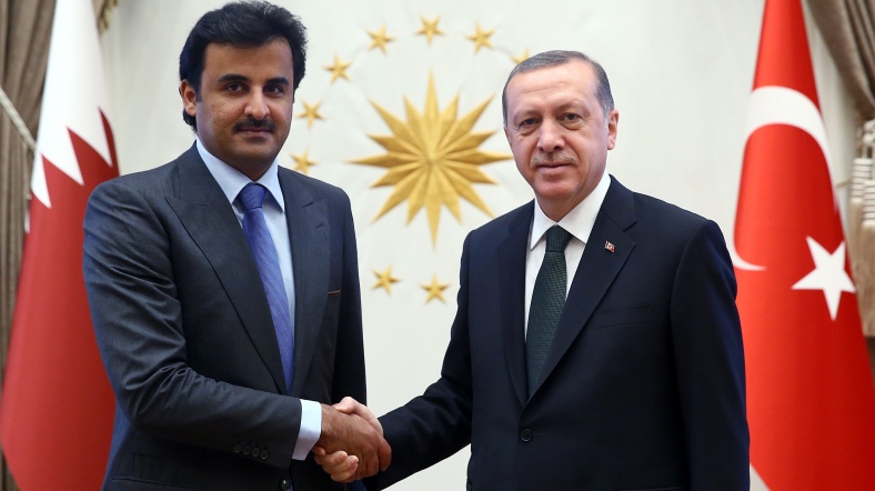 Cumhurbaşkanı Recep Tayyip Erdoğan ve Katar Emiri Şeyh Temim bin Hamad Al Tani