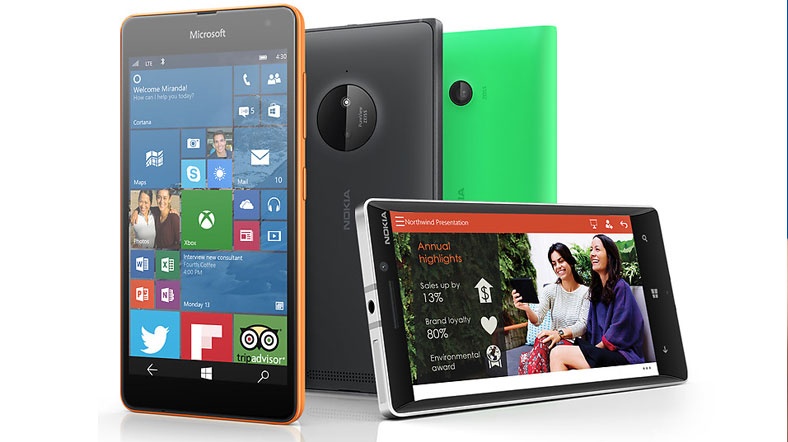 Windows 10'un mobil sürümü ilk olarak bazı Lumia modellerine yüklenebilecek